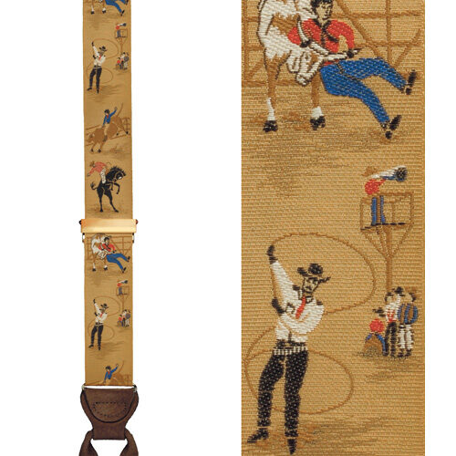 Limited Edition Rodeo Days Brace: 100% Hand Woven Silk