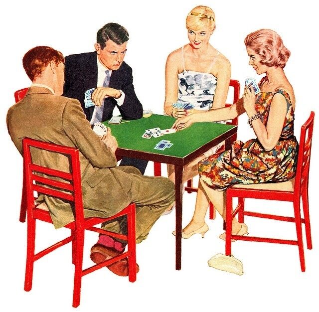 Image result for card parties, BRIDGE