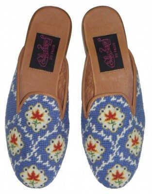 T03348-1 Piere Deux Needlepoint Mule