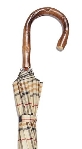 The Tartans Natural Congo Crook Umbrella