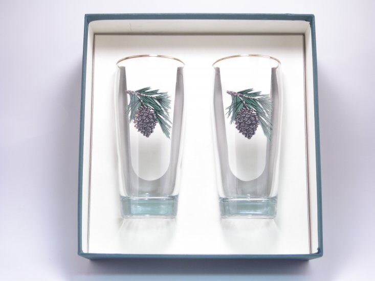 Pine Cone, Beer Glass, 20oz - Click Image to Close