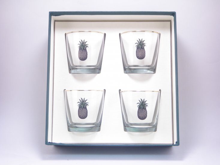 Pineapple,Classic Tapered Old Fashioned, 9oz - Click Image to Close