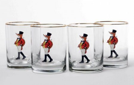 Snooty Fox 14oz Double Old Fashioned Glasses, gift boxed
