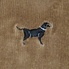 Beachcomber Corduroy Pant Khaki With Black Lab