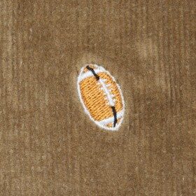 Beachcomber Corduroy Pant Khaki with Football