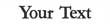 Serif font